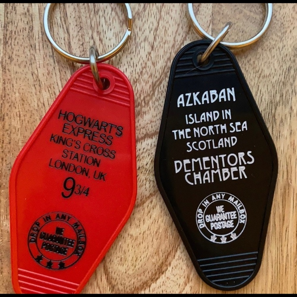 Wizard world train express and Azkaban island Keychains key fobs NEW handmade